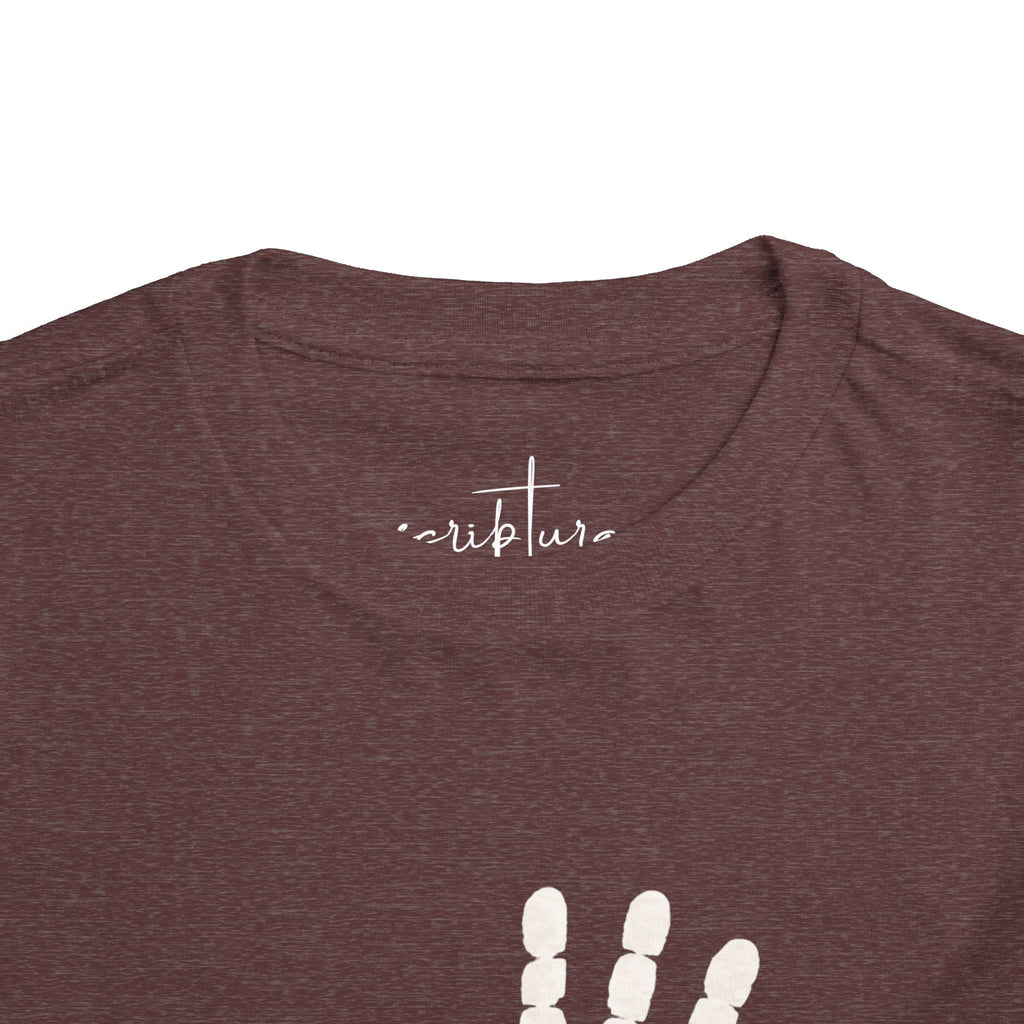 God's Masterpiece Tee | Ephesians 2:10 Toddler Shirt | Handprint Design
