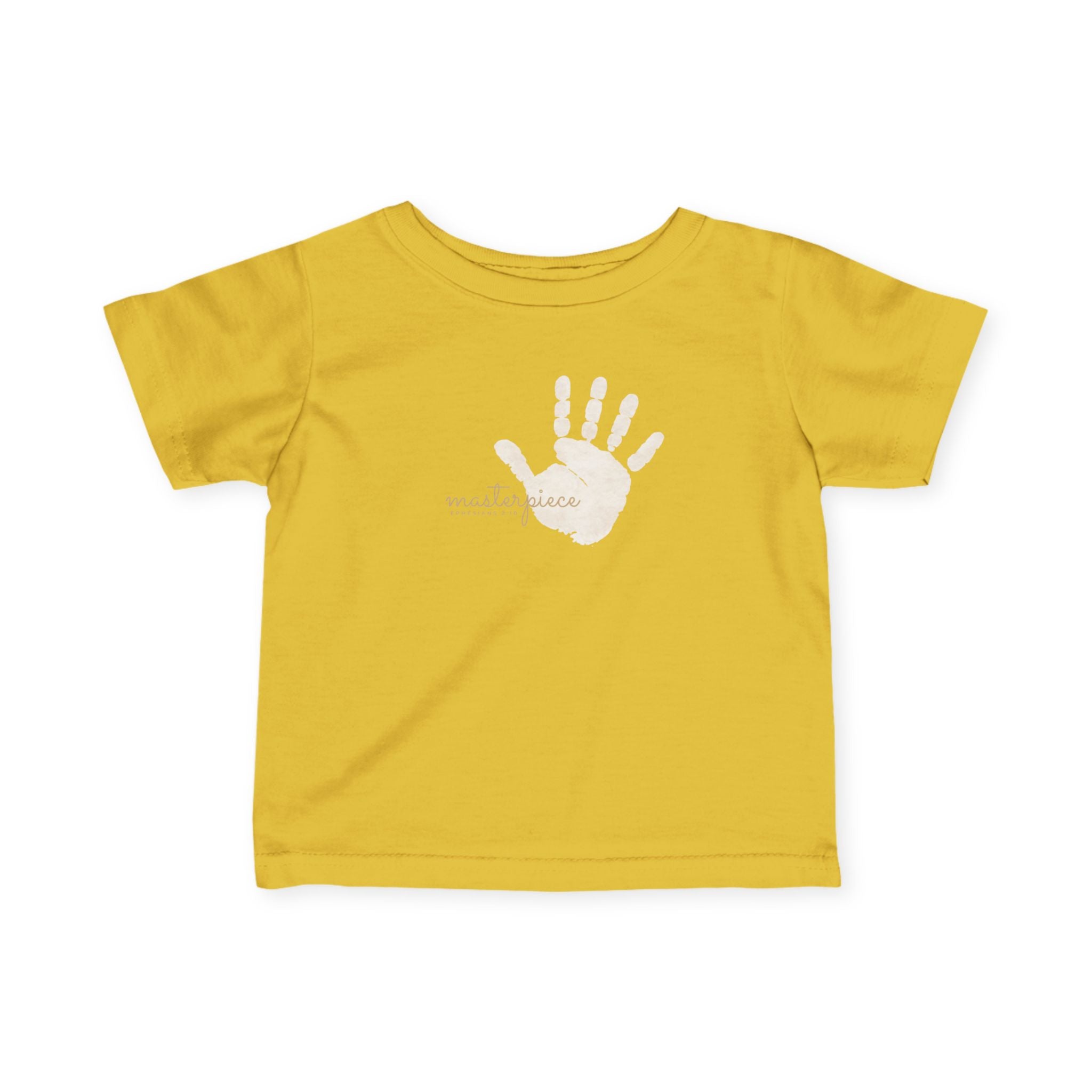 God's Masterpiece Infant Tee | Ephesians 2:10 Baby Shirt | Scriptura Mini