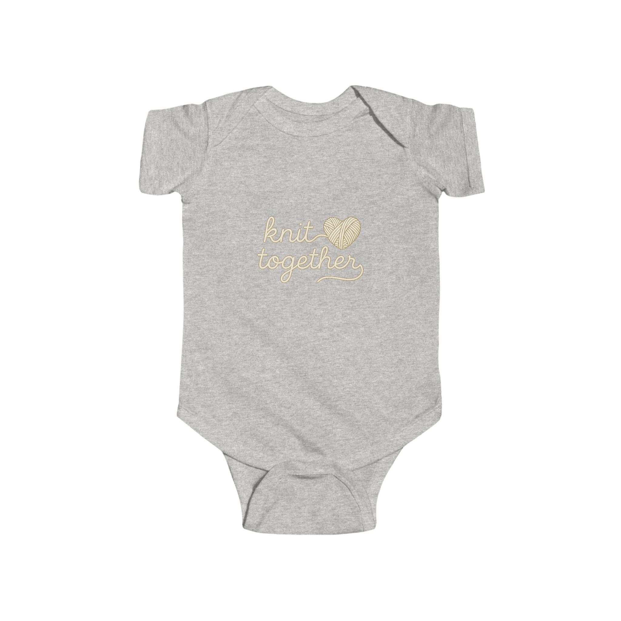 Knit Together Bodysuit | Psalm 139 Baby One-Piece | Yarn Heart Design