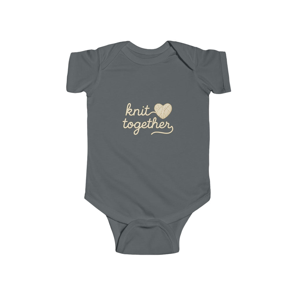 Knit Together Bodysuit | Psalm 139 Baby One-Piece | Yarn Heart Design